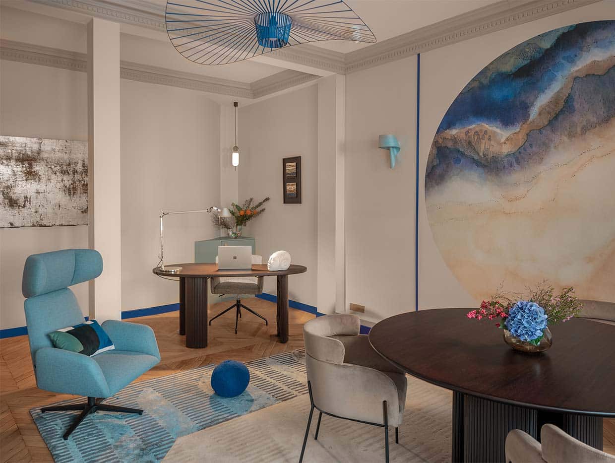Appartement Paris bureau design